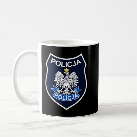 Polnisch Polizei Policja Kaffeetasse (Links)