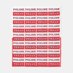 Polnisch-Polnische Flagge Fleecedecke