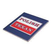 Polnisch-Polnische Flagge Fliese (Seite)