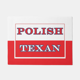 Polnisch-Polnische Flagge Fußmatte