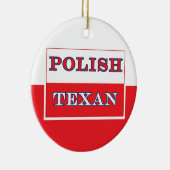 Polnisch-Polnische Flagge Keramik Ornament (Rechts)