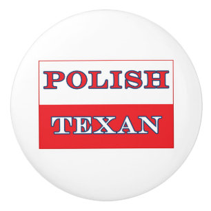 Polnisch-Polnische Flagge Keramikknauf