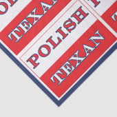 Polnisch-Polnische Flagge Seidenpapier (Detail)