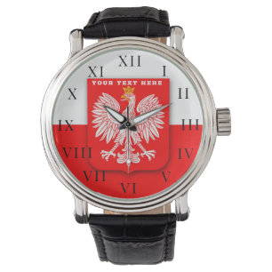 Polnisch Polska Polski AdlerEmblem Armbanduhr