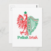 Polnisch Postkarte (Vorne/Hinten)