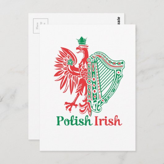 Polnisch Postkarte (Vorne/Hinten)