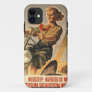 Polnisch-Propaganda Ära des kalten Krieges iPhone 11 Hülle