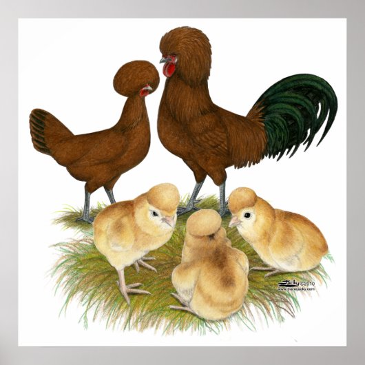 Polnisch: Rote Familie Poster (Vorne)