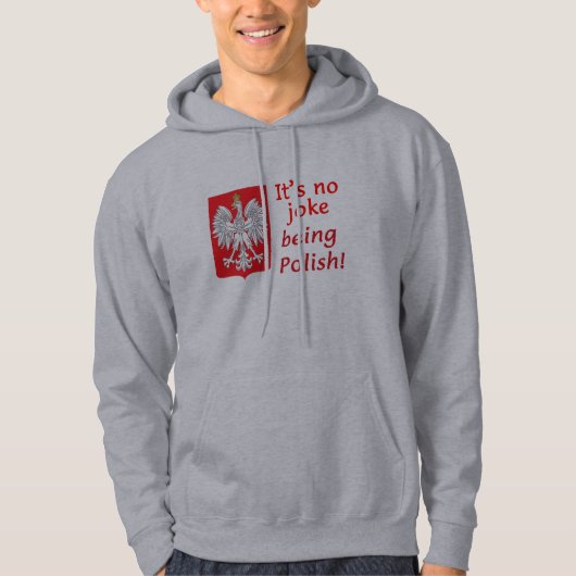 Polnisch sein hoodie (Vorderseite)