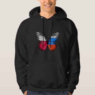 Polnisch-Slowenische Fahne Hoodie