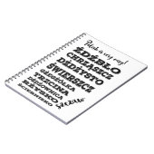 Polnisch Sprache Polen Geschenk Notizblock (Linke Seite)