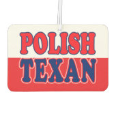 Polnisch Texan Autolufterfrischer (Rückseite)
