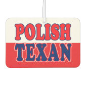 Polnisch Texan Autolufterfrischer (Vorderseite)