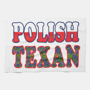 Polnisch Texan Bluebonnets Geschirrtuch