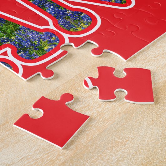Polnisch Texan Bluebonnets Puzzle (Seite)