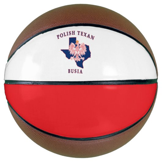 Polnisch Texan Busia Basketball (Vorderseite)