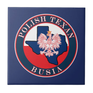 Polnisch Texan Busia Round Fliese