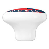 Polnisch Texan Busia Round Keramikknauf (Seitenansicht)