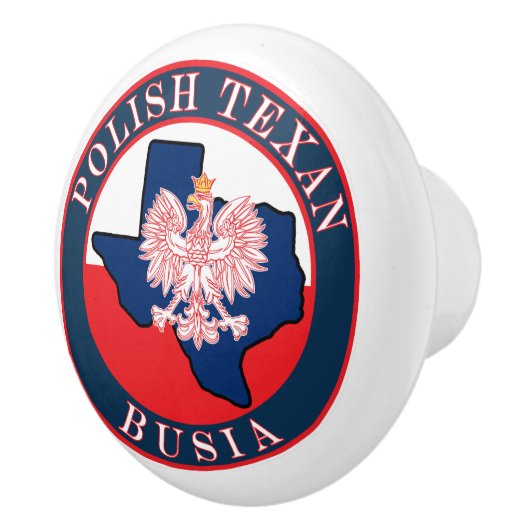 Polnisch Texan Busia Round Keramikknauf (Rechts)