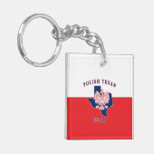 Polnisch Texan Busia Schlüsselanhänger (Vorderseite links)