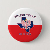 Polnisch Texan Dziadek Button (Vorderseite)