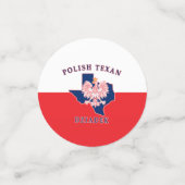 Polnisch Texan Dziadek Konfetti (Klein Vorderseite)