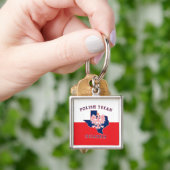 Polnisch Texan Dziadzia Schlüsselanhänger (Hand)