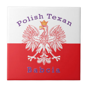 Polnisch Texan Eagle Babcia Fliese