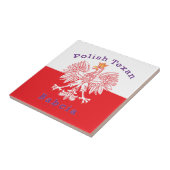 Polnisch Texan Eagle Babcia Fliese (Seite)