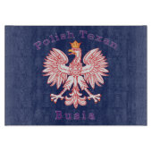 Polnisch Texan Eagle Busia Schneidebrett (Vorderseite)