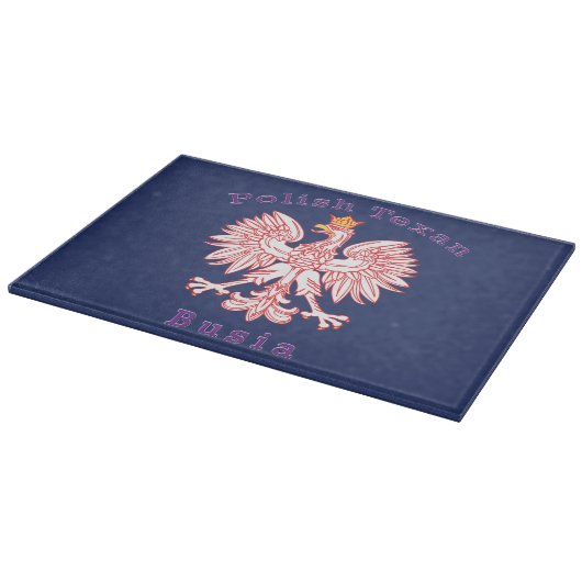 Polnisch Texan Eagle Busia Schneidebrett (Ecke)
