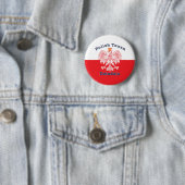 Polnisch Texan Eagle Dziadzia Button (Beispiel)
