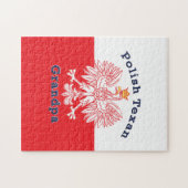 Polnisch Texan Eagle Grandpa Puzzle (Horizontal)