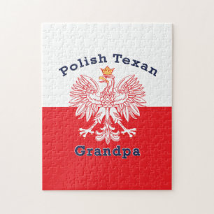 Polnisch Texan Eagle Grandpa Puzzle
