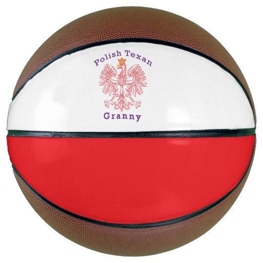 Polnisch Texan Eagle Granny Basketball (Vorderseite)