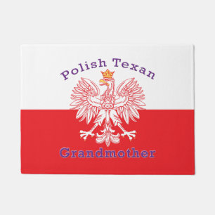 Polnisch Texan Eagle Großmutter Fußmatte