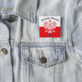 Polnisch Texan Eagle Jaja Button (Beispiel)