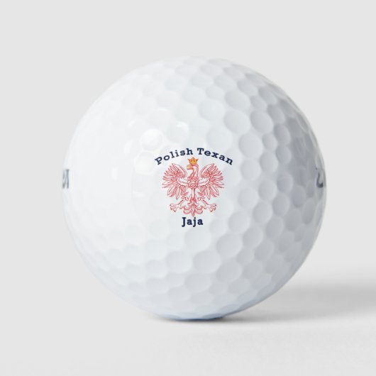 Polnisch Texan Eagle Jaja Golfball (Vorderseite)