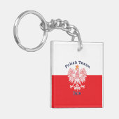 Polnisch Texan Eagle Jaja Schlüsselanhänger (Vorderseite links)