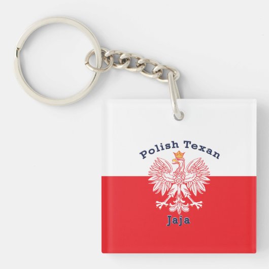 Polnisch Texan Eagle Jaja Schlüsselanhänger (Vorderseite)