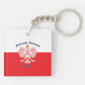 Polnisch Texan Eagle Jaja Schlüsselanhänger (Rückseite)