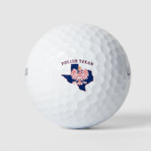 Polnisch Texan Eagle Map Golfball (Vorderseite)