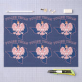 Polnisch Texan Eagle Map Seidenpapier (Handwerk)