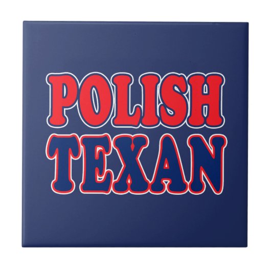 Polnisch Texan Fliese (Vorderseite)