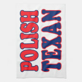 Polnisch Texan Geschirrtuch (Vertikal)