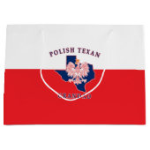 Polnisch Texan Grandad Große Geschenktüte (Vorderseite)
