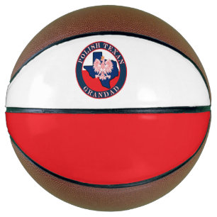 Polnisch Texan Grandad Round Basketball