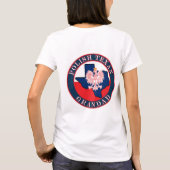Polnisch Texan Grandad Round T-Shirt (Rückseite)