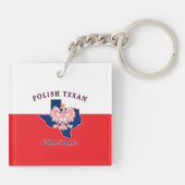 Polnisch Texan Grandad Schlüsselanhänger (Rückseite)