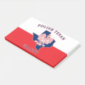 Polnisch Texan Granny Post-it Klebezettel (angewinkelt)